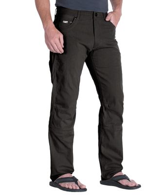 FRONT VIEW OF KUHL MENS RADIKL PANT IN CARBON