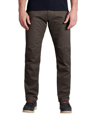 FRONT VIEW OF KUHL MENS HOT RYDR PANT IN FORGED IRON