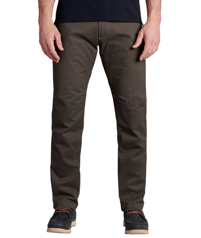 FRONT VIEW OF KUHL MENS HOT RYDR PANT IN FORGED IRON