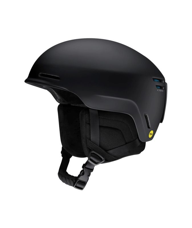 FRONT VIEW OF SMITH UNISEX METHOD MIPS HELMET IN MATTE BLACK