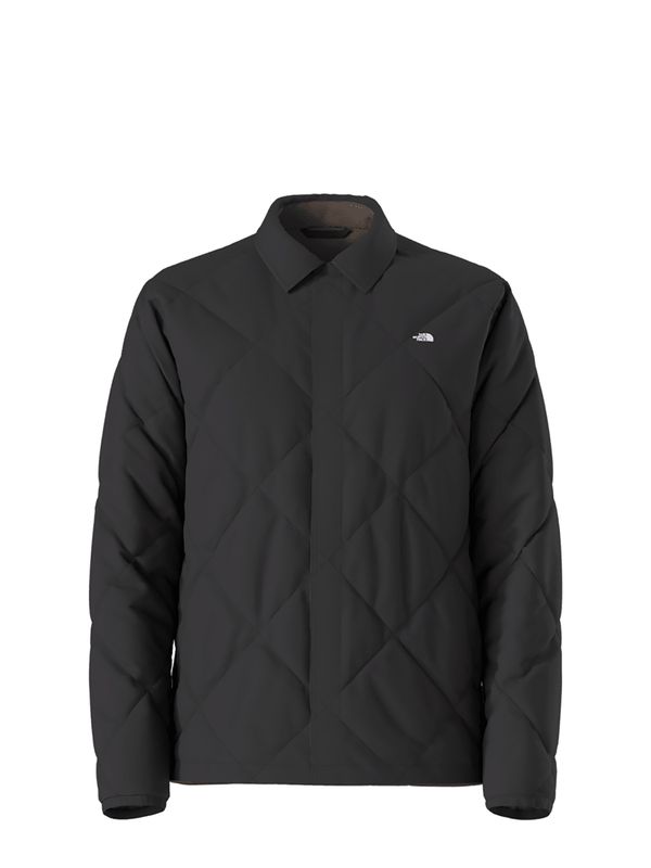 MAIN IMAGE OF THE NORTH FACE MENS AFTERBURNER INSULATED FLANNEL IN TNF BLACK/SMOKEY BROWN SMALL