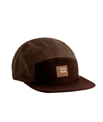 FRONT VIEW OF COAL UNISEX PROSPECT CAP IN BROWN