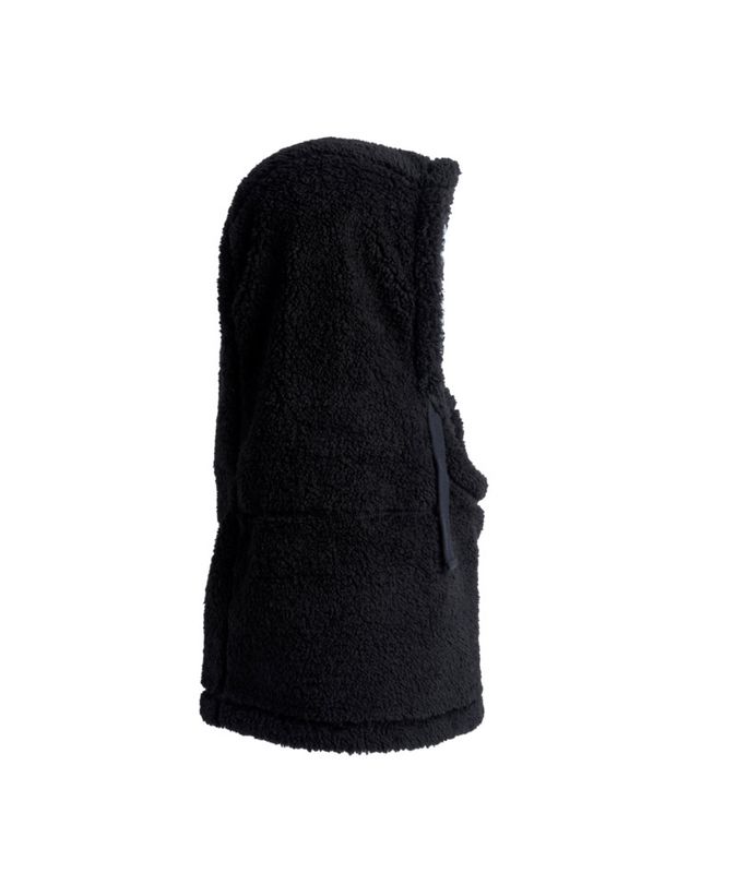 FRONT VIEW OF COAL UNISEX RIDGE HOOD BALACLAVA IN BLACK