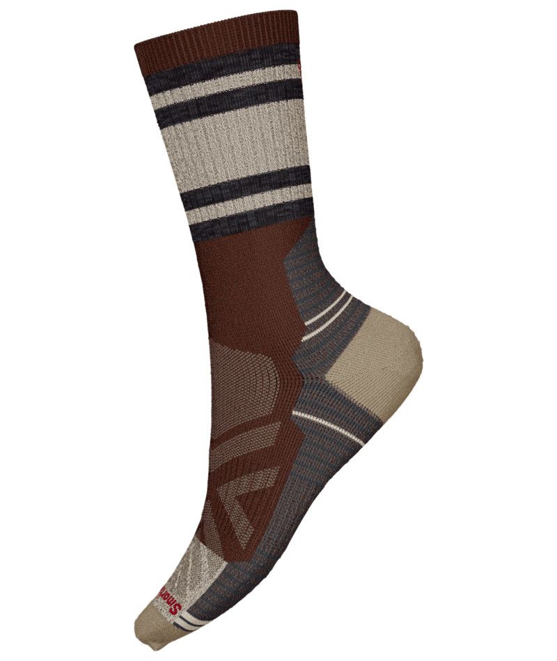 SMARTWOOL MENS HIKE FULL CUSHION LOLO TRAIL CREW SOCKS 24, Color: PICANTE, Size: MEDIUM