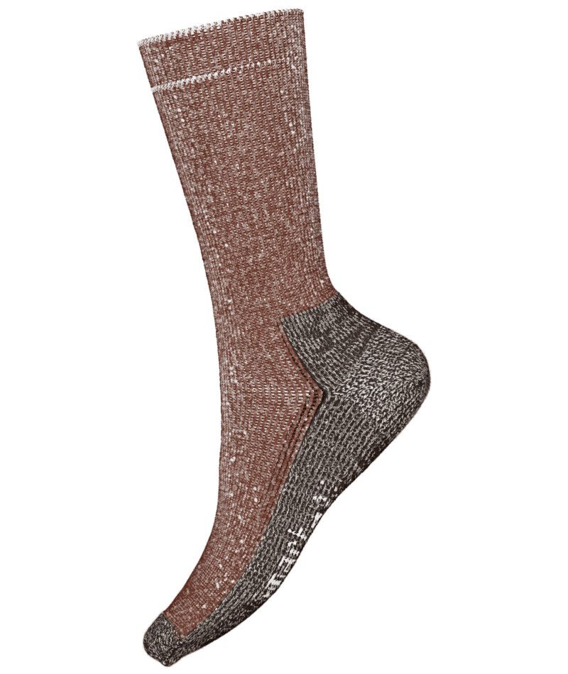 SMARTWOOL MENS HIKE CLASSIC EDITION EXTRA CUSHION CREW SOCKS 24, Color: PICANTE, Size: MEDIUM