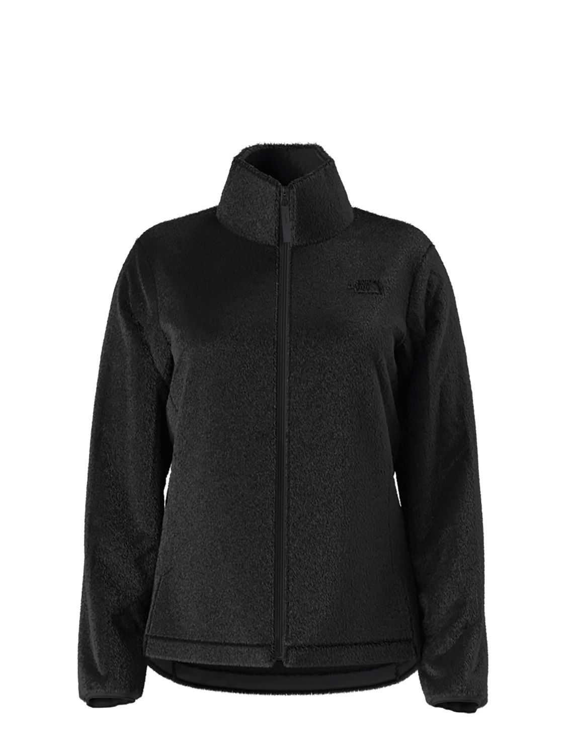 MAIN IMAGE OF THE NORTH FACE WOMENS OSITO SOFTSHELL JACKET IN TNF BLACK/NPF XS WITH CIRCULAR DESIGN