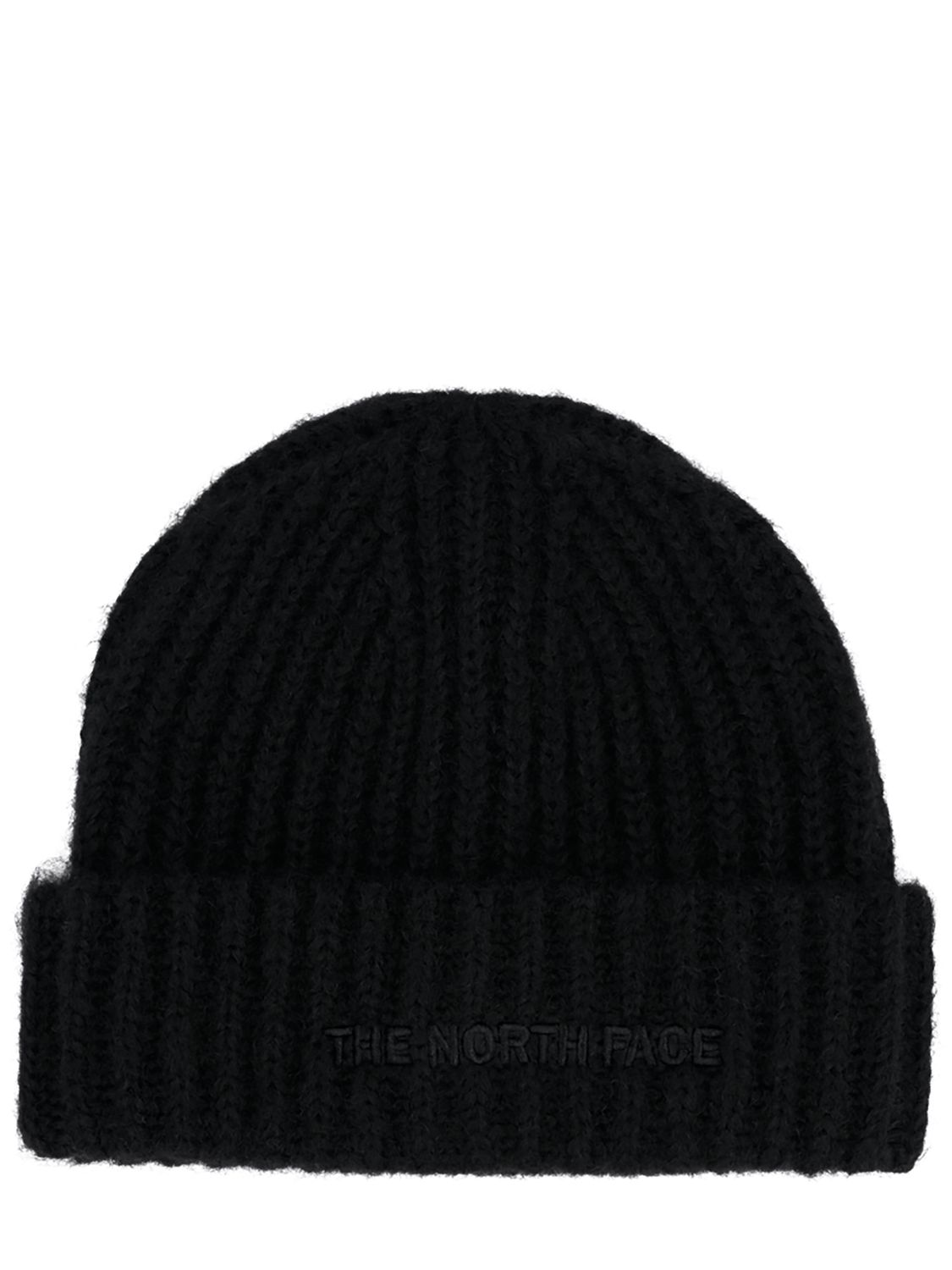 MAIN IMAGE OF THE NORTH FACE UNISEX FOHAIR CABIN BEANIE WINTER HAT IN TNF BLACK O/S