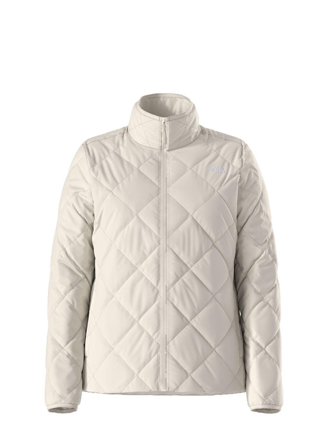 MAIN IMAGE OF THE NORTH FACE WOMENS SHADY GLADE INSULATED WINTER JACKET IN WHITE DUNE XS WITH ADDED…
