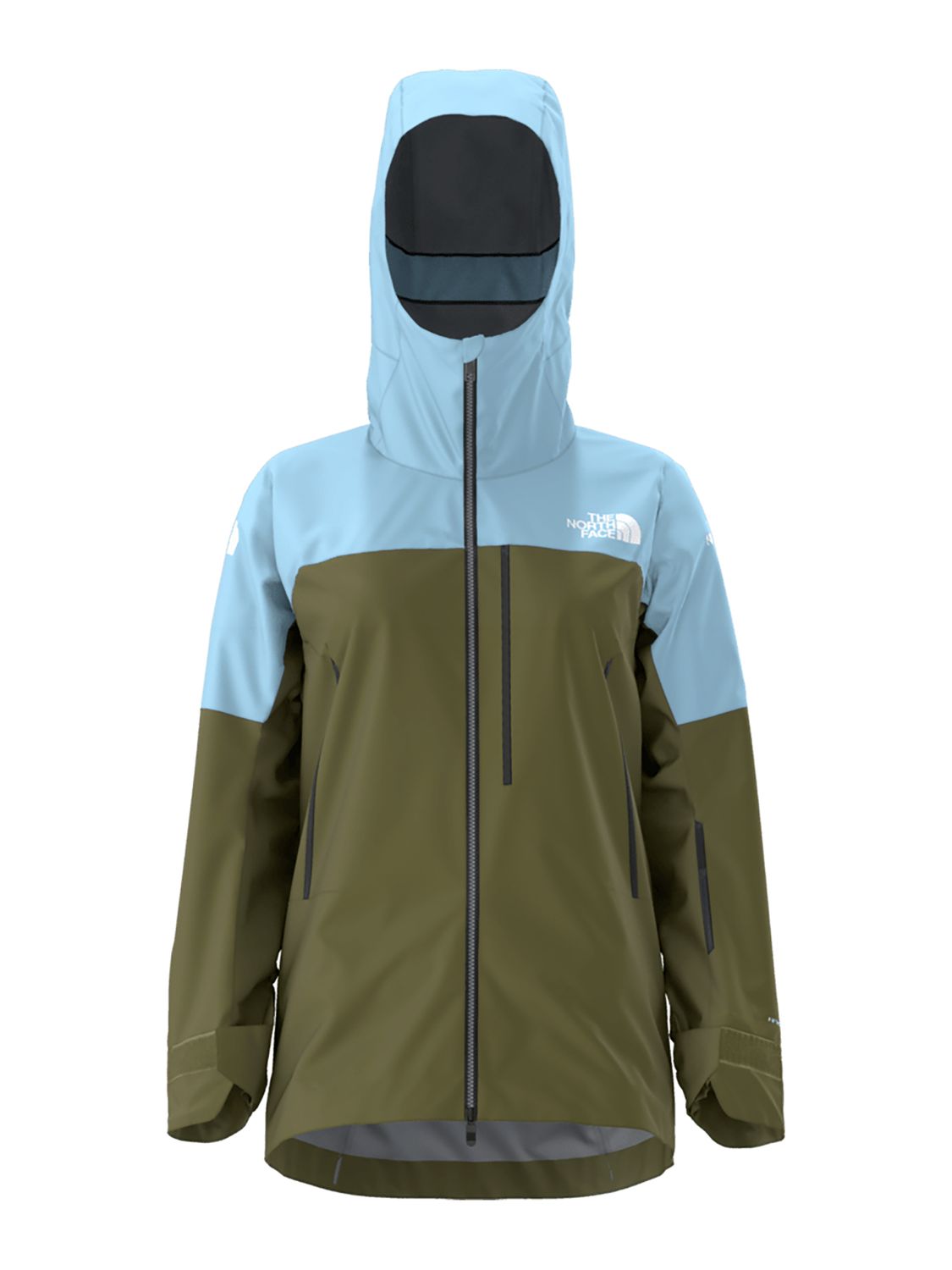 MAIN IMAGE OF THE NORTH FACE WOMENS SUMMIT STIMSON FUTURELIGHT JACKET IN CORNFLOWER/OLIVE SMALL