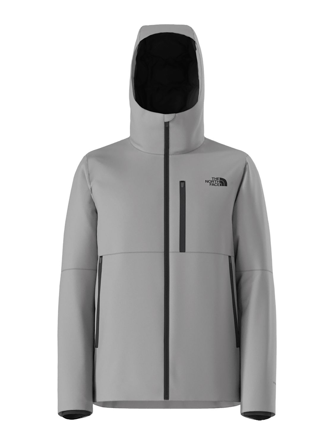 MAIN IMAGE OF THE NORTH FACE MENS APEX ELEVATION SOFTSHELL JACKET IN TNF MEDIUM GREY HEATHER SMALL
