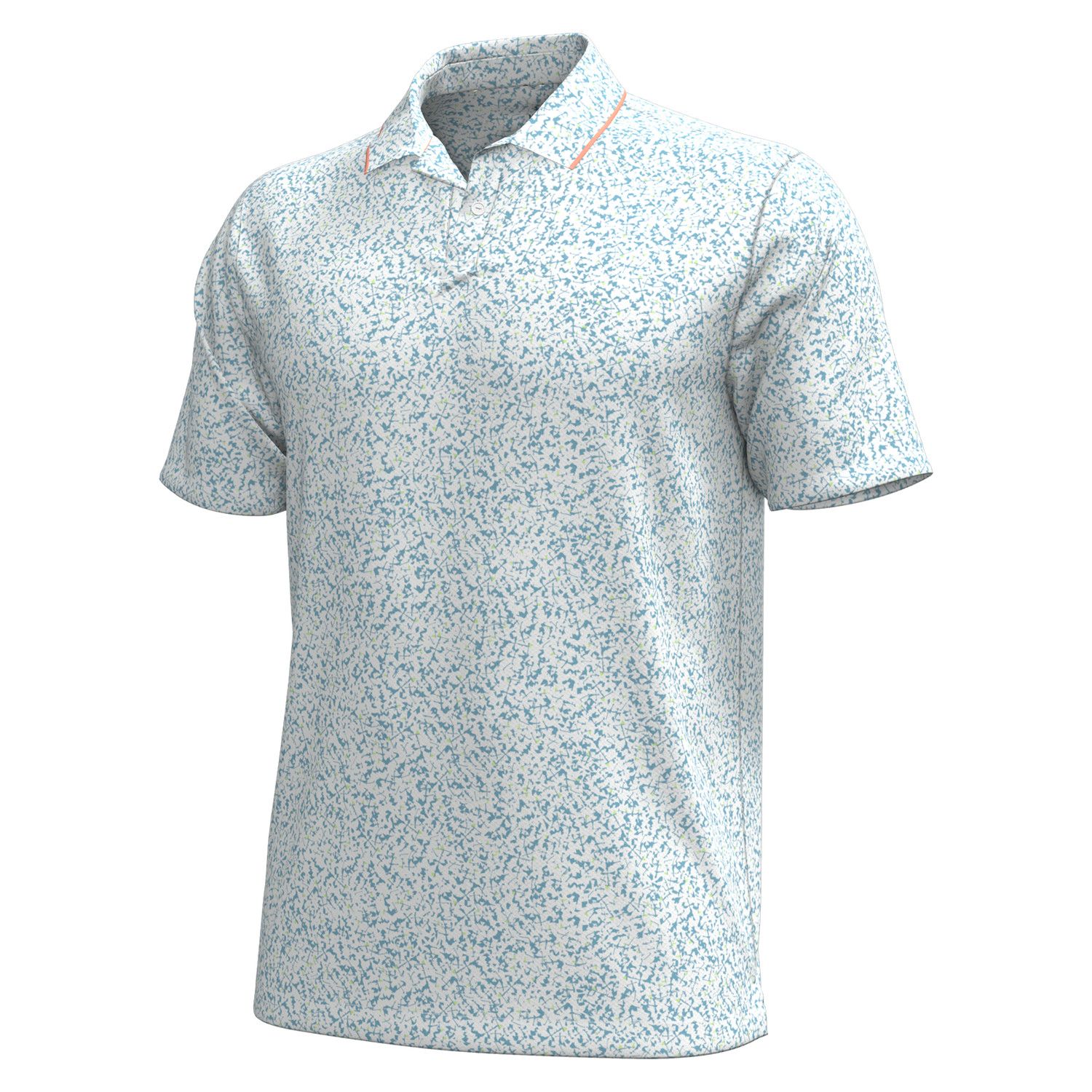 UNDER ARMOUR MENS ISO-CHILL FLAG FURY POLO 24, Color: WHITE, Size: MEDIUM