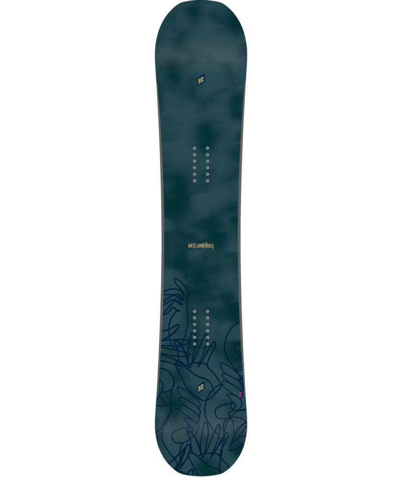MAIN IMAGE OF K2 WOMENS DREAMSICLE SNOWBOARD IN DARK BLUE TIE DYE 138