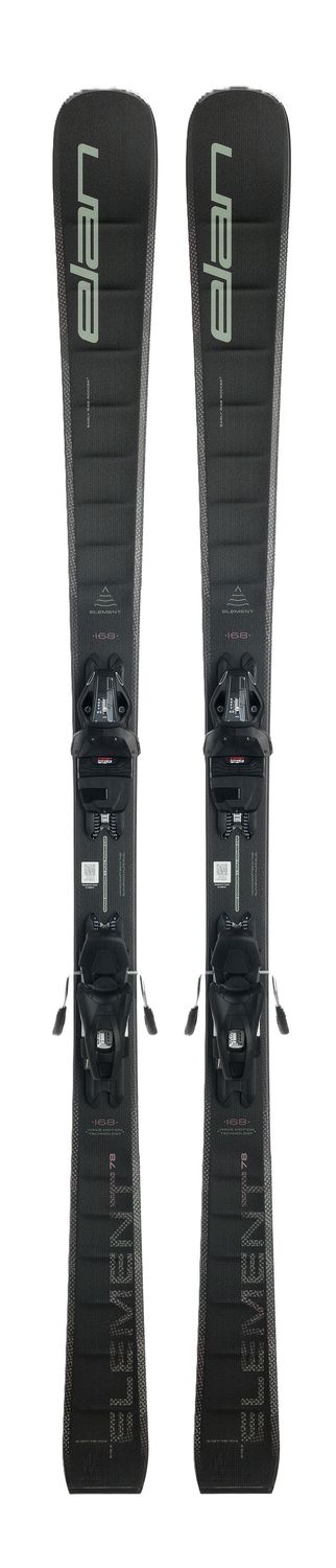 MAIN IMAGE OF ELAN WOMENS ELEMENT 78 W LIGHT SHIFT W/ EL 9.0 GW DOWNHILL SKIS IN BLACK/GREY 144