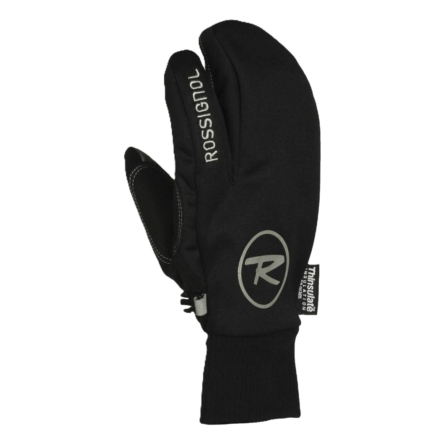 MAIN IMAGE OF ROSSIGNOL UNISEX PUMP FIST THERMO MITTEN IN BLACK/GREY MEDIUM
