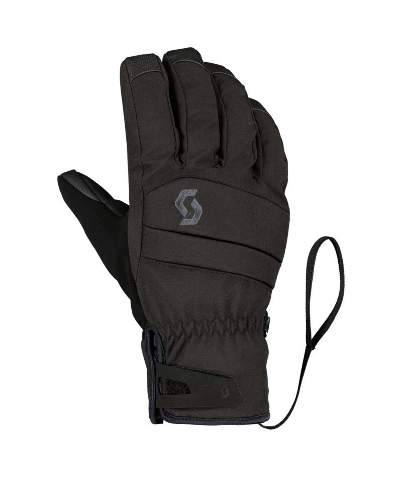 MAIN IMAGE OF SCOTT MENS ULTIMATE HYBRID GLOVE IN BLACK MEDIUM WITH WATERPROOF INSERT