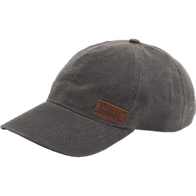 SIDE VIEW OF STORMY KROMER UNISEX WAX CURVEBALL CAP IN CHARCOAL