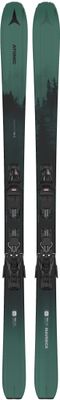 TOPSHEET VIEW OF ATOMIC UNISEX MAVERICK 86 C R + M 10 GW DOWNHILL SKIS WITH FLOW PROFILE