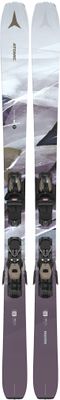 SKI TOPSHEET VIEW OF ATOMIC WOMENS MAVEN 86 W/+M10 GW DOWNHILL SKIS WITH OMATIC CORE