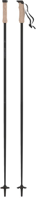 MAIN POLE VIEW OF ATOMIC UNISEX AMT CARBON DOWNHILL SKI POLE WITH 4*CARBON POLE TECHNOLOGY