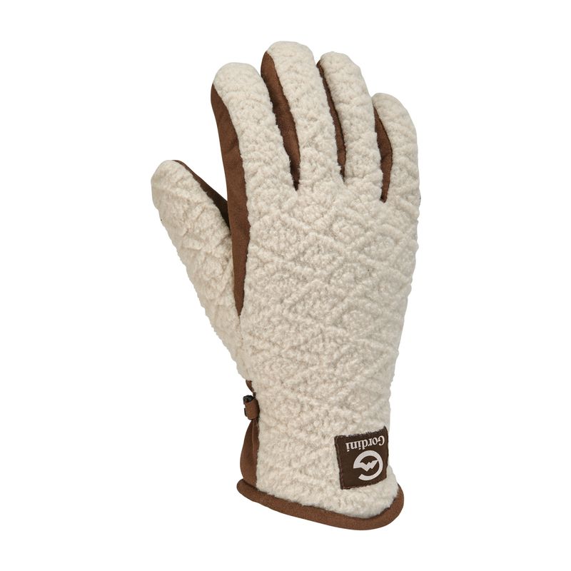 TOP GLOVE VIEW OF GORDINI WOMENS ARGYLE GLOVE IN OATMEAL