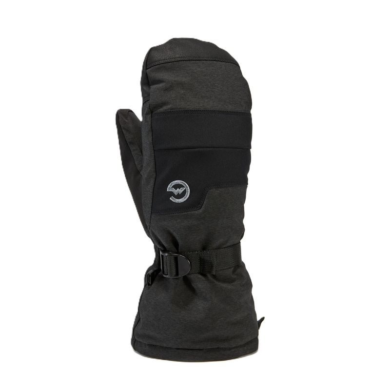 TOP MITTEN VIEW OF GORDINI MENS AQUABLOC DOWN GAUNTLET MITTEN IN BLACK