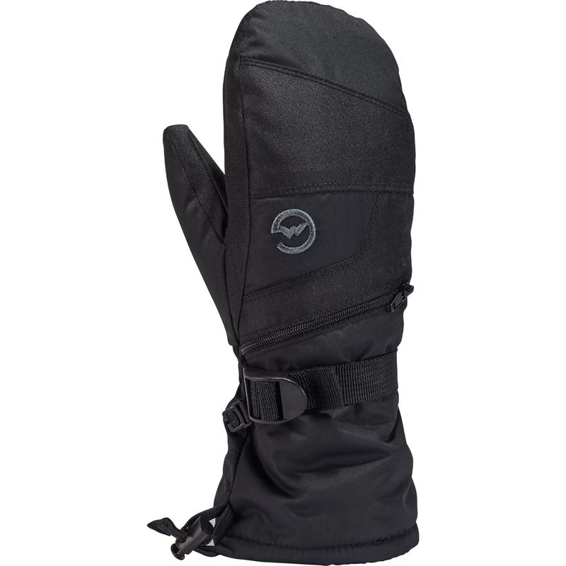 TOP MITTEN VIEW OF GORDINI YOUTH ULTRA DRIMAX GAUNTLET MITTEN IN BLACK
