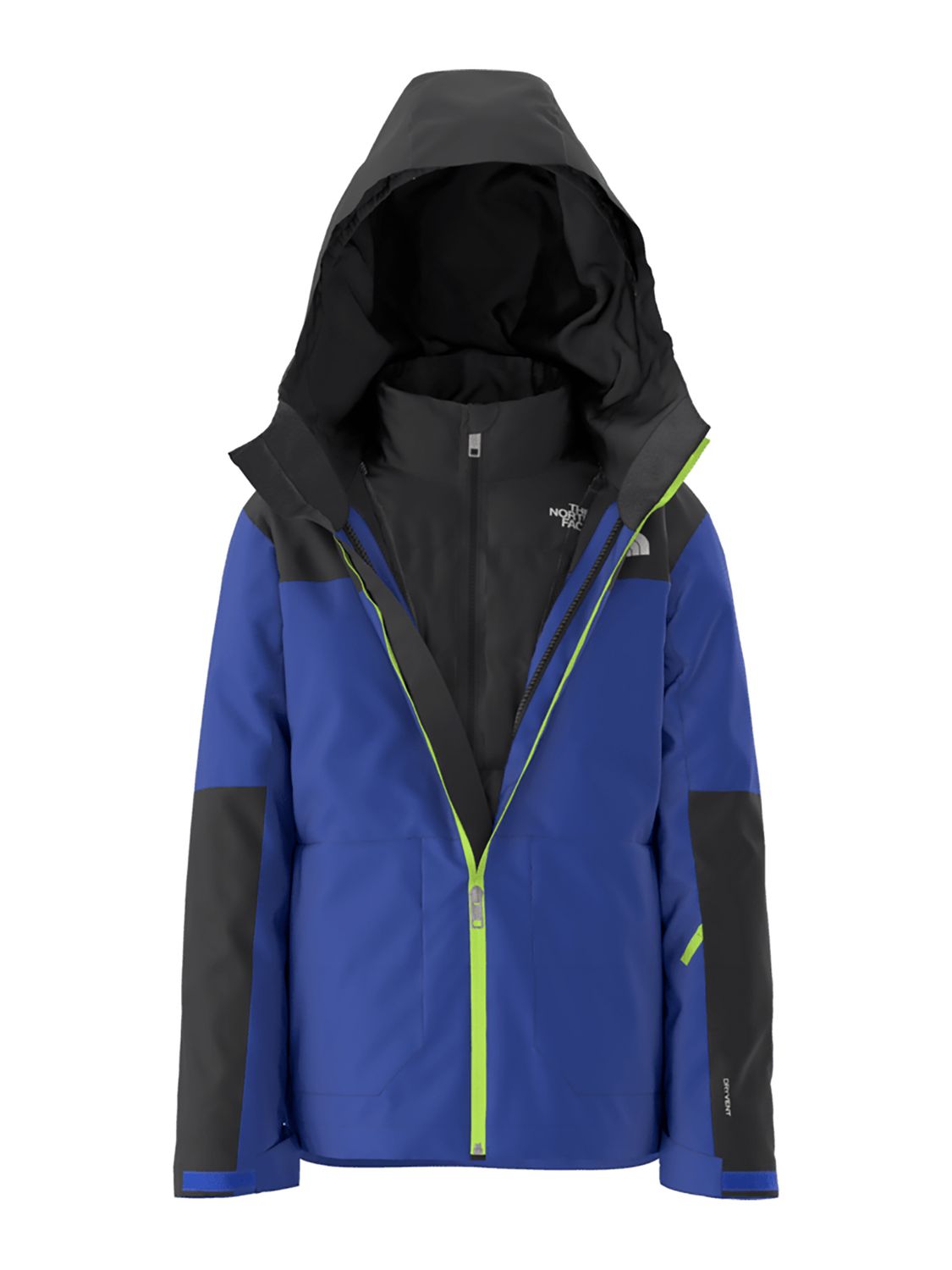 MAIN IMAGE OF THE NORTH FACE YOUTH TEEN FREEDOM TRICLIMATE WINTER JACKET IN TNF BLUE XS