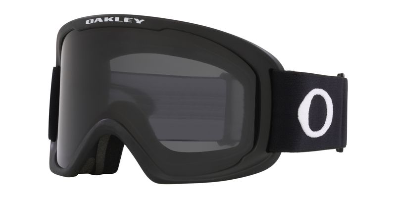 FRONT VIEW OF OAKLEY UNISEX O-FRAME 2.0 PRO L GOGGLES IN MATTE BLACK DARK GREY