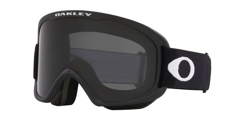 FRONT VIEW OF OAKLEY UNISEX O-FRAME 2.0 PRO M GOGGLES IN MATTE BLACK DARK GREY