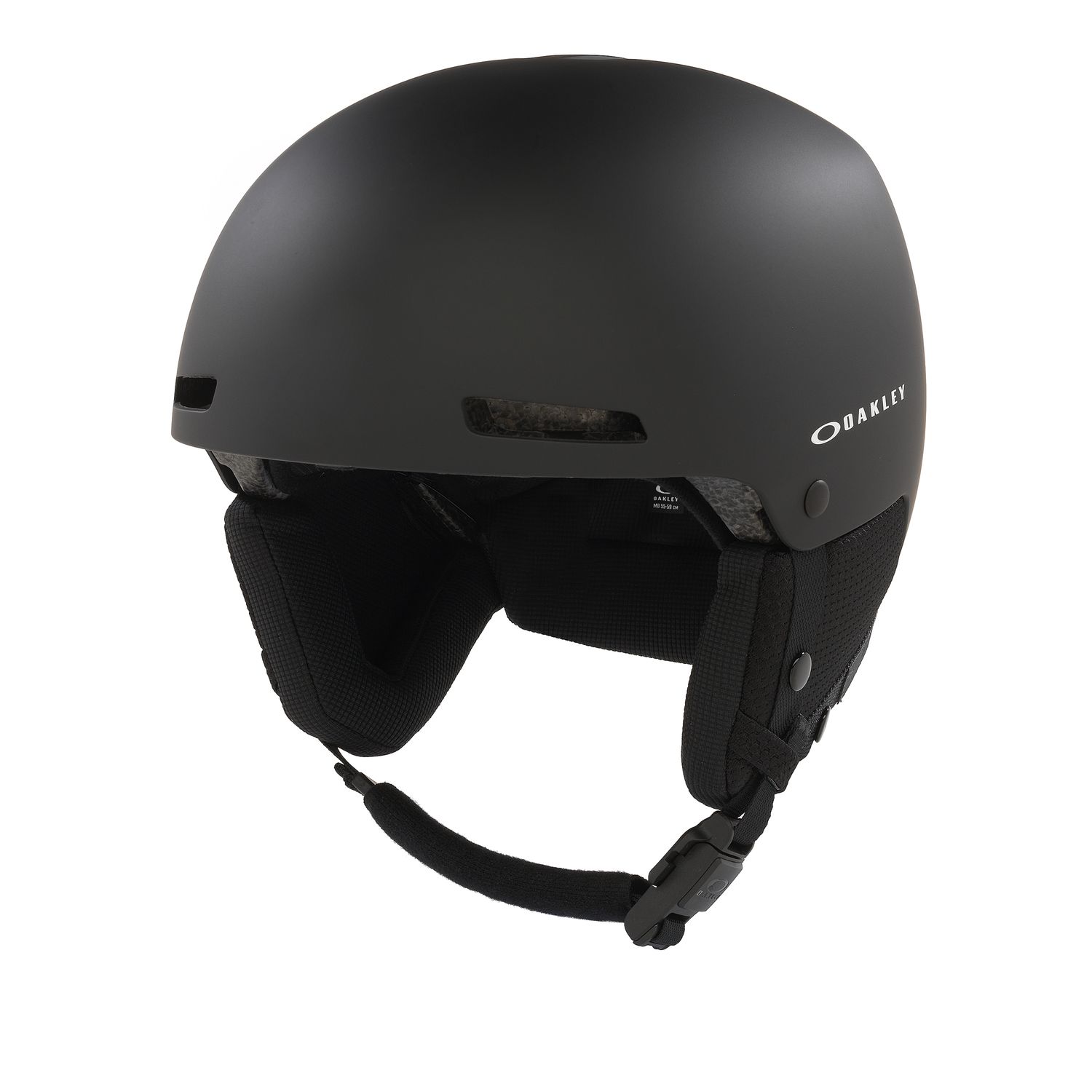 FRONT VIEW OF OAKLEY UNISEX MOD1 PRO HELMET IN BLACKOUT