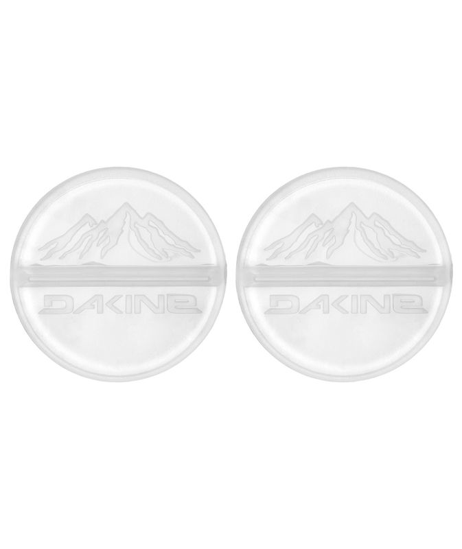 FRONT VIEW OF DAKINE UNISEX ROUND SCRAPER STOMP PAD IN CLEAR WHITE