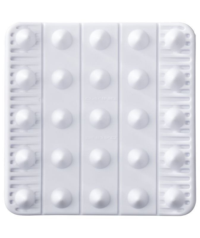 FRONT VIEW OF DAKINE UNISEX SPIKE STOMP PAD IN WHITE