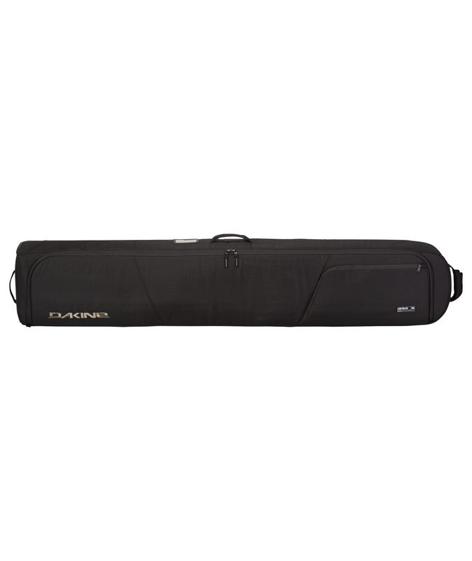 FRONT VIEW OF DAKINE UNISEX LOW ROLLER SNOWBOARD BAG IN BLACK