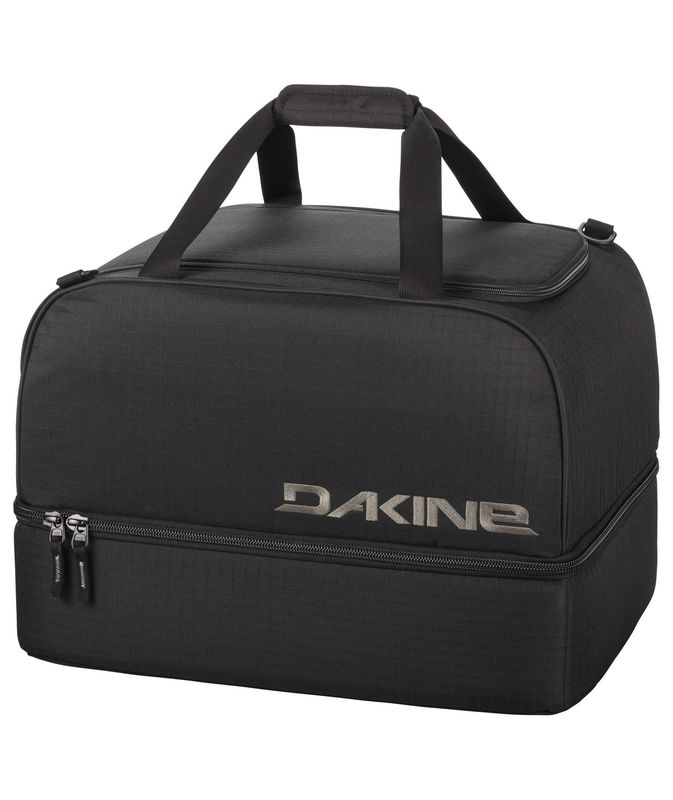 FRONT VIEW OF DAKINE UNISEX BOOT LOCKER 69L BOOT BAG IN BLACK