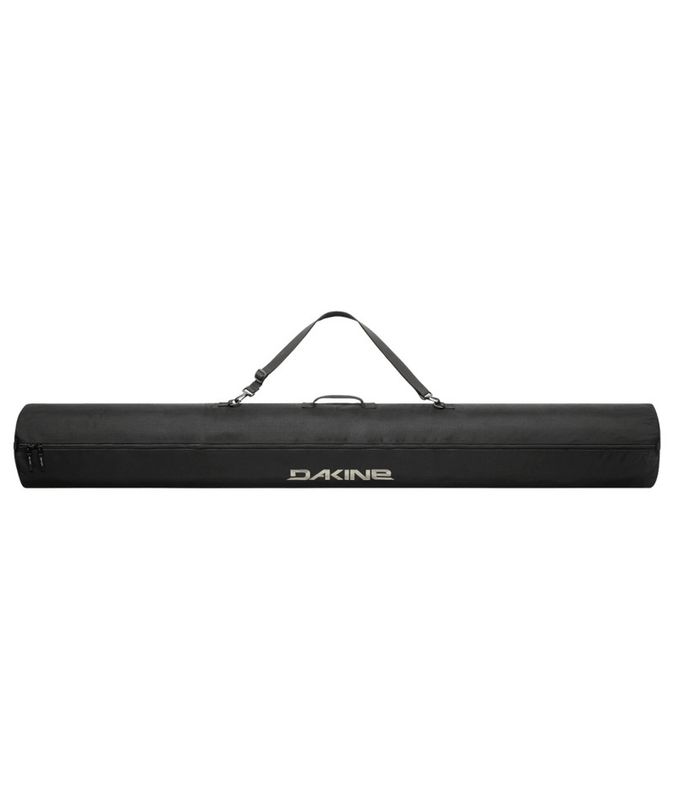 FRONT VIEW OF DAKINE UNISEX SKI SLEEVE DOWNHILL SKI BAG IN BLACK