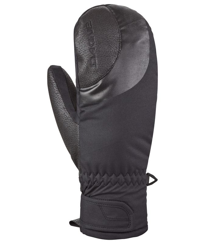 TOP HAND VIEW OF DAKINE WOMENS TAHOE MITTEN IN BLACK