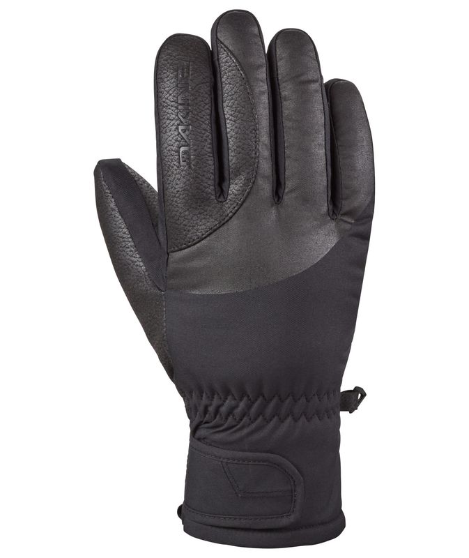 TOP HAND VIEW OF DAKINE WOMENS TAHOE GLOVE IN BLACK