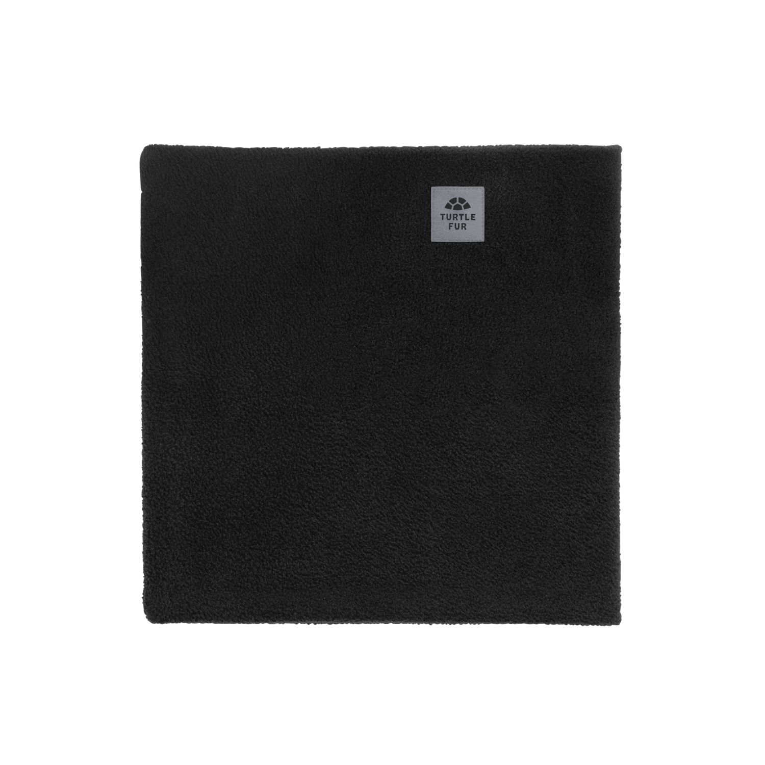 TURTLE FUR UNISEX CHELONIA 150 FLEECE DOUBLE-LAYER NECK GAITER, Color: BLACK, Size: O/S