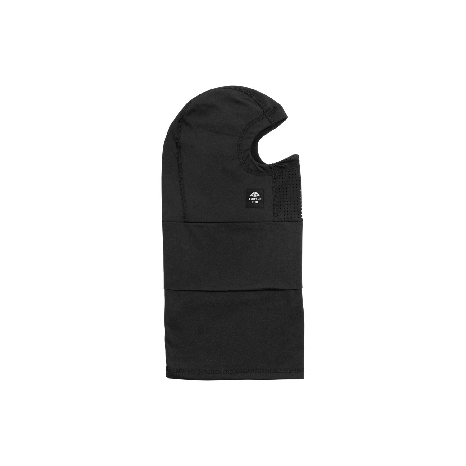 TURTLE FUR UNISEX COMFORT SHELL QUATTROCLAVA WITH STORM FLAP BALACLAVA, Color: BLACK, Size: O/S