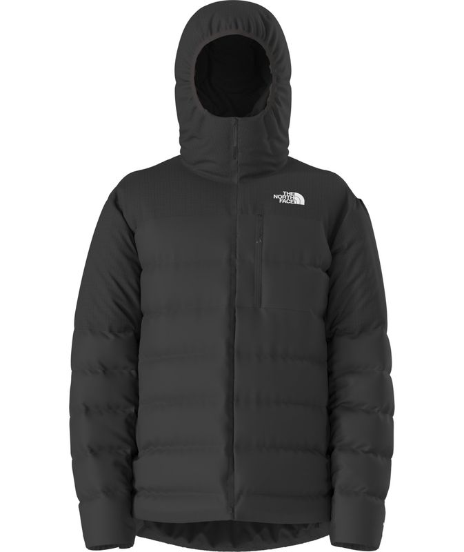 FRONT VIEW OF THE NORTH FACE MENS KALIX DOWN WINTER JACKET IN TNF BLACK