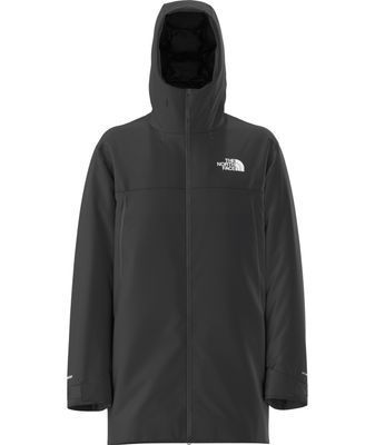 FRONT VIEW OF THE NORTH FACE MENS TNF™ RANGE DOWN PARKA WINTER JACKET WITH ADJUSTABLE HOOD AND 600 …