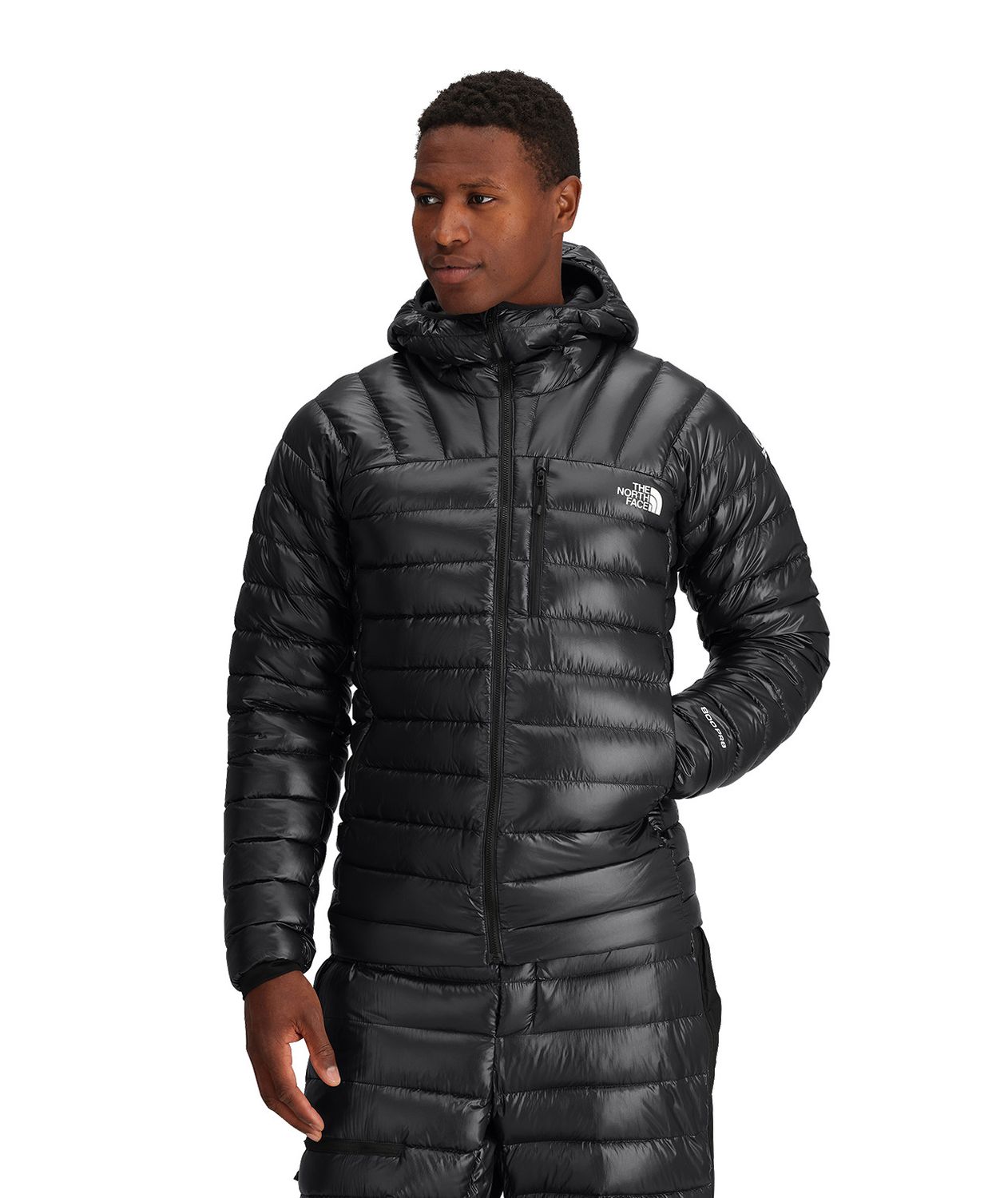 MAIN IMAGE OF THE NORTH FACE MENS SUMMIT BREITHORN HOODIE WINTER JACKET IN TNF BLACK MEDIUM