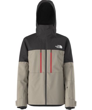 FRONT VIEW OF THE NORTH FACE MENS CHAKAL WINTER JACKET WITH INTERNAL SECURE-ZIP CHEST POCKET AND SE…