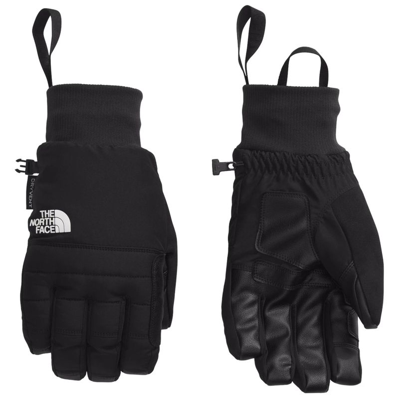 PALM AND BACK OF HAND VIEW OF THE NORTH FACE MENS MONTANA UTILITY GLOVE WITH ADDED WATER REPELLENCY…