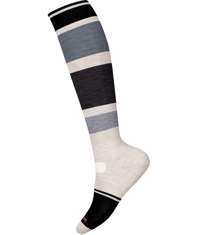 MAIN IMAGE OF SMARTWOOL WOMENS SNOWBOARD TARGETED CUSHION OTC SOCKS IN MOONBEAM SMALL