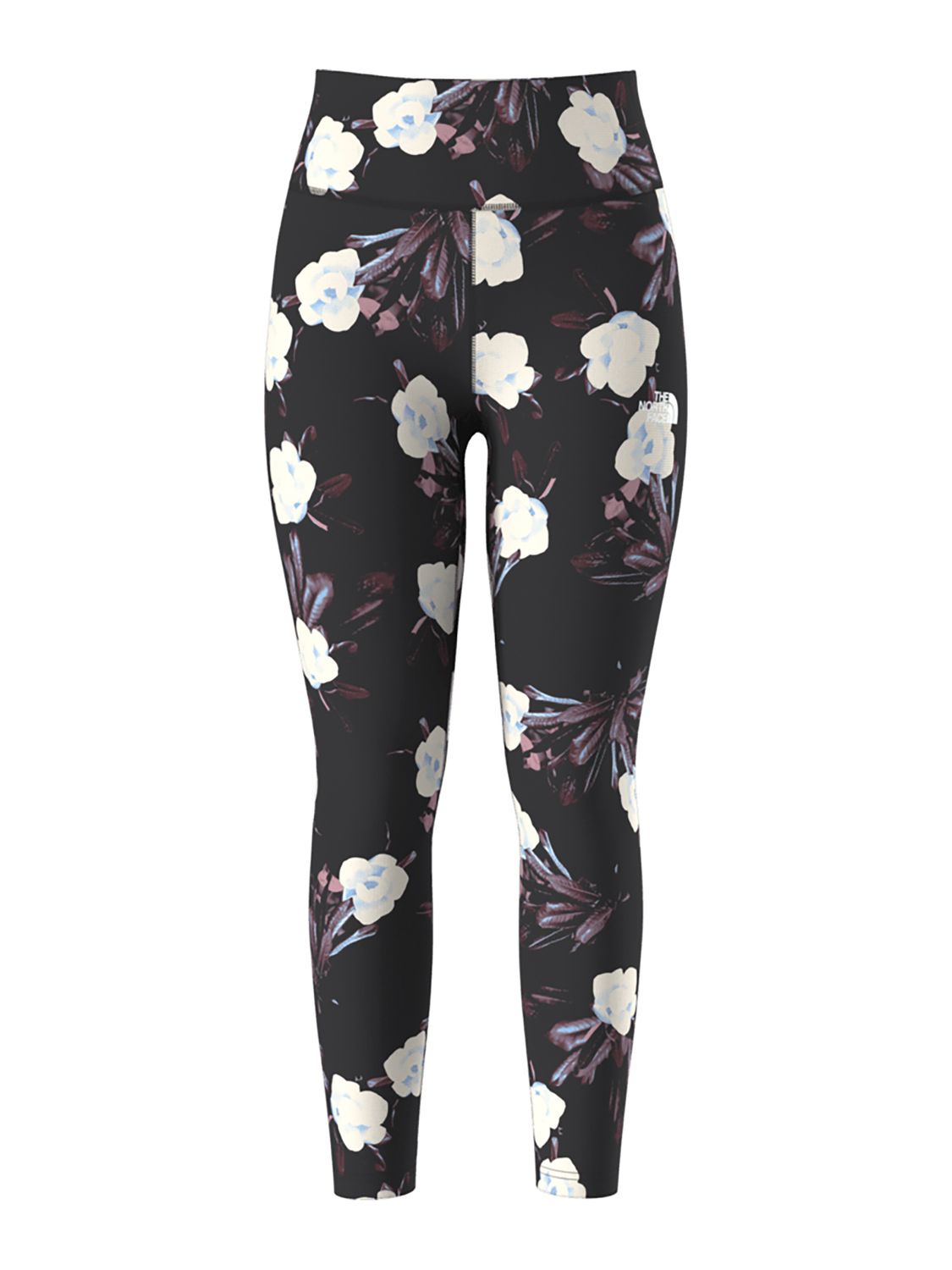 MAIN IMAGE OF THE NORTH FACE WOMENS FD PRO 160 BASELAYER BOTTOM IN TNF BLACK FLOWERS PRINT XS