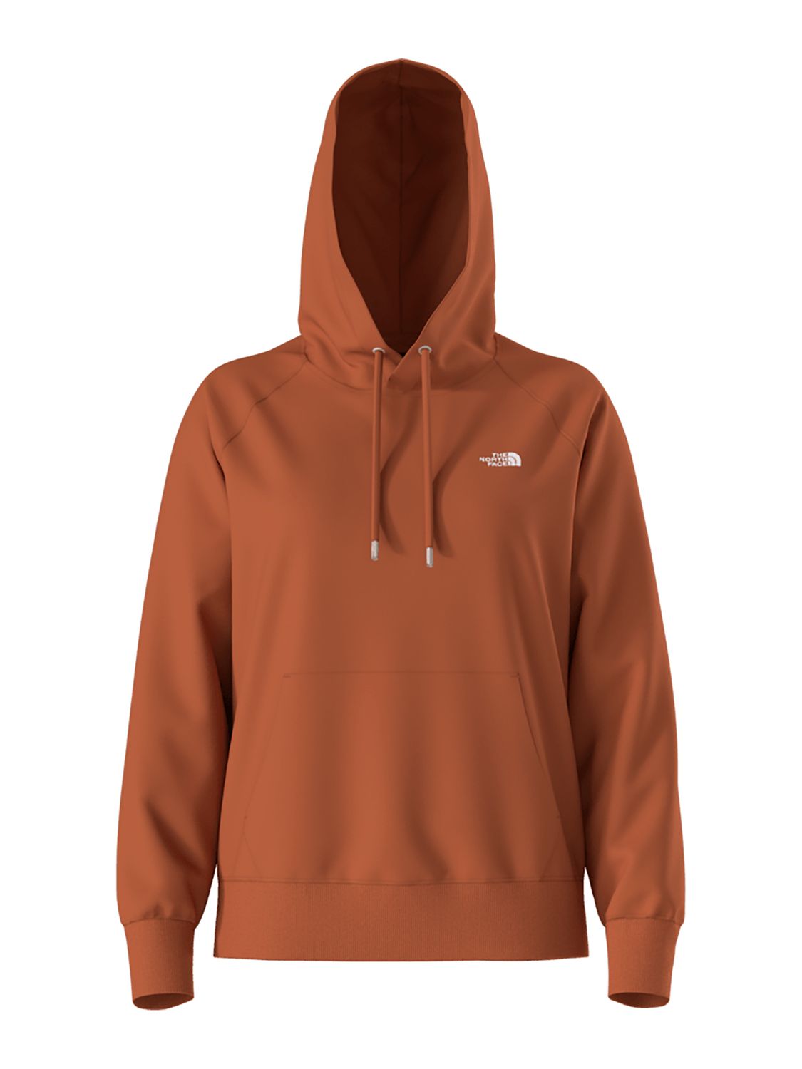 MAIN IMAGE OF THE NORTH FACE WOMENS EVOLUTION HOODIE IN EARTHEN COPPER XS WITH KANGAROO HAND POCKET