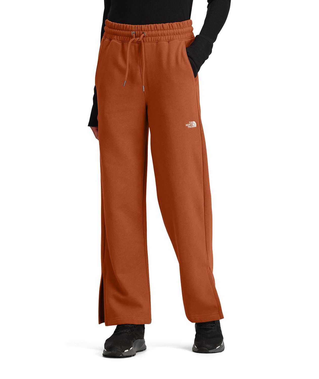 MAIN IMAGE OF THE NORTH FACE WOMENS EVOLUTION SWEATPANT IN EARTHEN COPPER XS WITH BACK PATCH POCKET