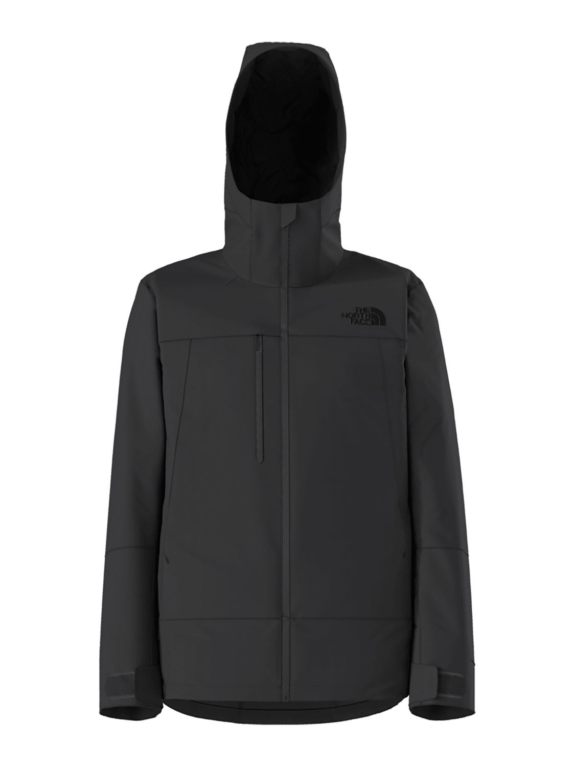 MAIN IMAGE OF THE NORTH FACE MENS DESCENDIT WINTER JACKET IN TNF BLACK SMALL WITH HELMET-COMPATIBLE…
