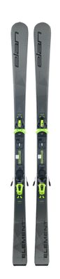 TOPSHEET VIEW OF ELAN MENS ELEMENT 74 RS LIGHT SHIFT W/ EL10.0 GW DOWNHILL SKIS WITH WOODCORE